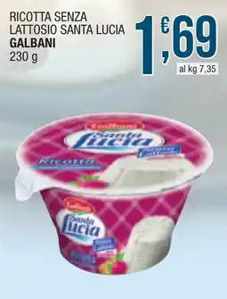Maxi Sidis Ricotta senza lattosio Santa Lucia offerta