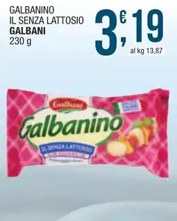 Maxi Sidis Galbanino il senza lattosio offerta