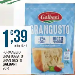Maxi Sidis Formaggio grattugiato gran gusto galbani offerta