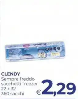 Pilato Clendy sacchetti freezer offerta