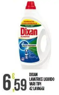 Supermercato Pollio Dixan lavatrice liquido offerta
