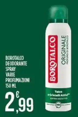 Supermercato Pollio Borotalco deodorante spray offerta