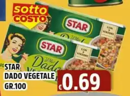Big Food Star dado vegetale offerta
