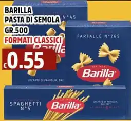 Big Food Barilla Pasta di semola offerta