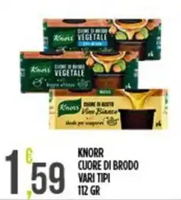 Supermercato Pollio Knorr cuore di brodo vari tipi offerta
