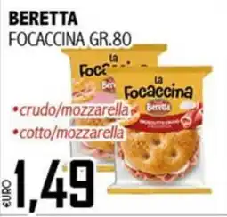 Big Food Focaccina Beretta offerta