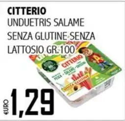Big Food Citterio unduetris salame senza glutine senza lattosio offerta