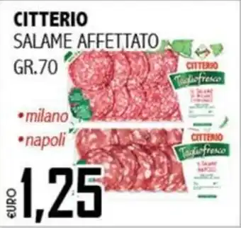 Big Food Citterio salame affettato offerta