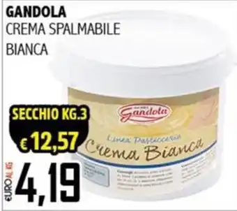 Big Food Gandola crema spalmabile bianca offerta
