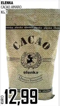 Big Food Cacao amaro Elenka offerta