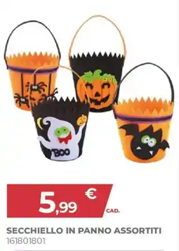Toys Center Secchiello in panno assortiti offerta