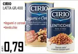 Big Food Cirio legumi e cereali offerta