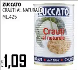 Big Food Zuccato crauti al naturale offerta