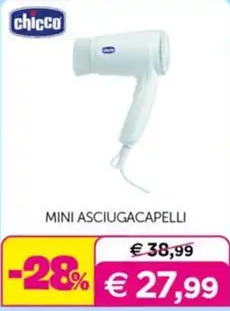 Universo Bimbo Chicco mini asciugacapelli offerta