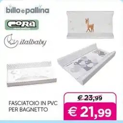 Universo Bimbo Fasciatoio in pvc per bagnetto offerta