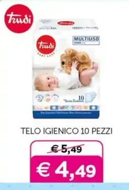 Universo Bimbo Telo igienico Trudi offerta