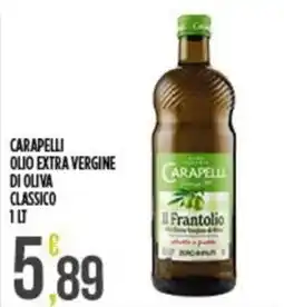Supermercato Pollio Carapelli olio extra vergine di oliva classico offerta