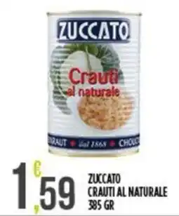 Supermercato Pollio Zuccato crauti al naturale offerta