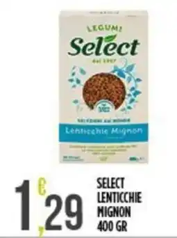 Supermercato Pollio Select Lenticchie Mignon offerta