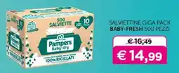 Universo Bimbo Pampers Baby-dry salviettine offerta
