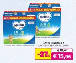 Universo Bimbo Latte Mellin di crescita offerta