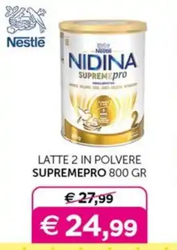 Universo Bimbo Nestlé Nidina Supreme Pro offerta