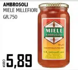 Big Food Miele millefiori Ambrosoli offerta