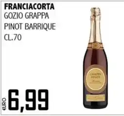 Big Food Gozio Grappa Pinot Barrique offerta