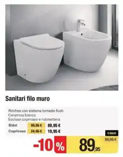 Handy fai da te Sanitari filo muro offerta