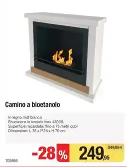 Handy fai da te Camino a bioetanolo offerta