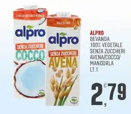 Maxipiù Alpro bevanda avena/cocco/mandorla offerta