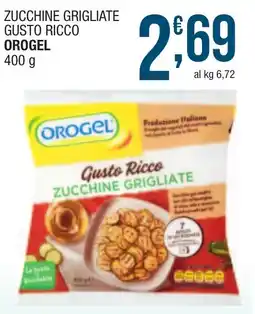 Maxi Sidis Zucchine grigliate Gusto Ricco Orogel offerta