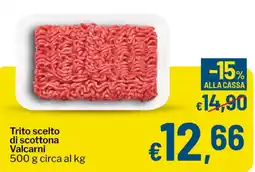 Qui Discount Trito scelto di scottona Valcarni offerta