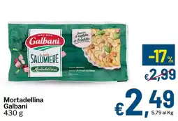 Qui Discount Mortadellina Galbani offerta