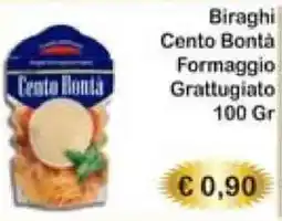 Mercati Alimentari Biraghi Cento Bontà Formaggio Grattugiato offerta