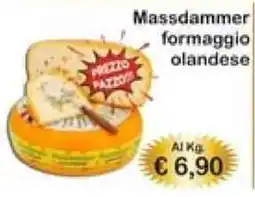Mercati Alimentari Massdammer formaggio olandese offerta