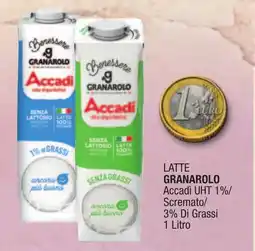 Maxi Sidis Latte Granarolo Accadi UHT offerta