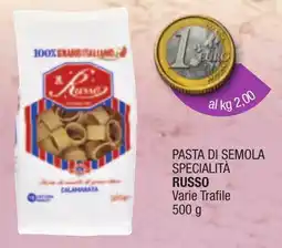 Maxi Sidis Pasta di semola Russo offerta