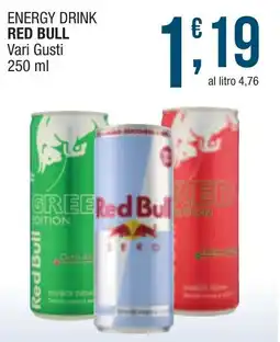 Maxi Sidis Energy drink Red Bull offerta