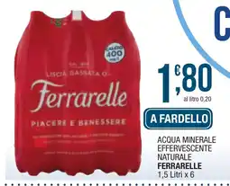 Maxi Sidis Acqua minerale effervescente naturale Ferrarelle offerta