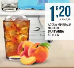 Maxi Sidis Acqua minerale naturale Sant'Anna offerta