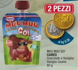 Maxi Sidis Muu Muu Go! Cameo Cioccolato e Vaniglia/Vaniglia Cookie offerta