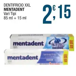 Maxi Sidis Dentifricio Mentadent offerta