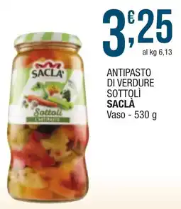 Maxi Sidis Antipasto di verdure sottoli Saclà offerta