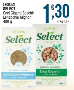Maxi Sidis Legumi Select Ceci Giganti Secchi/Lenticchie Mignon offerta