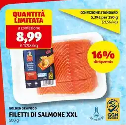 ALDI FILETTI DI SALMONE XXL offerta