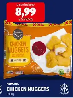 ALDI PRIMANA CHICKEN NUGGETS offerta