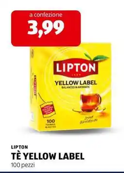 ALDI LIPTON TÈ YELLOW LABEL offerta