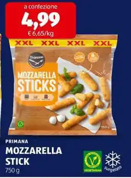 ALDI PRIMANA MOZZARELLA STICK offerta