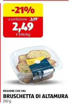 ALDI BRUSCHETTA DI ALTAMURA offerta